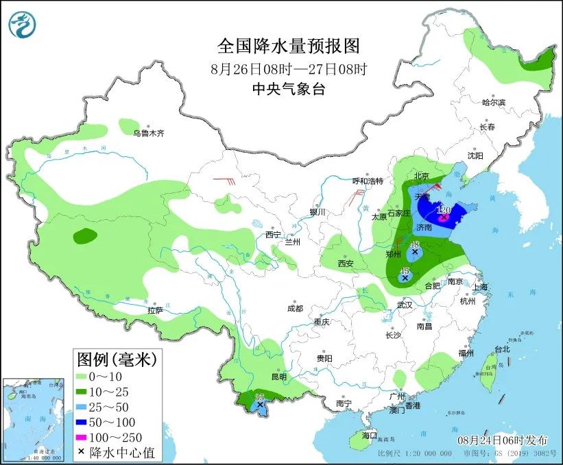 未来三天国内天气预报（8月24日） 第6张